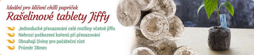 Rašelinové tablety Jiffy
